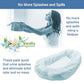 Vanilla Scented Commode Absorbent Pads for Commode Liners (100 Count)