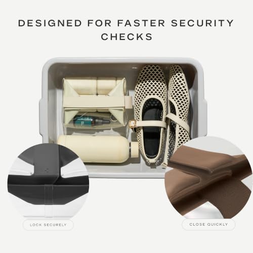 Parcel Clear Travel Kit with Zipperless Magnetic Closure