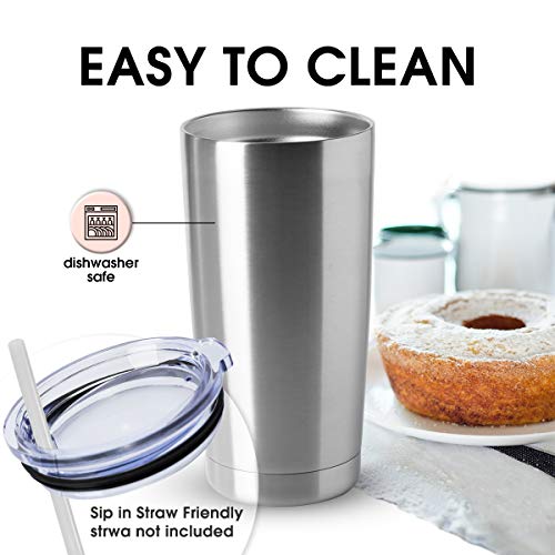 20oz Stainless Steel Tumblers Bulk (4 Count)