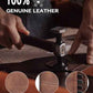Wallet for Men RFID Blocking Genuine Leather Mens Wallets Bifold with 2 ID Window 13 Card Slots brown