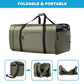 100L Foldable Rolling Duffel Bag with 2 Wheels