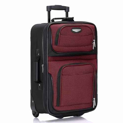 Amsterdam Softside Expandable Luggage with Rolling Wheels