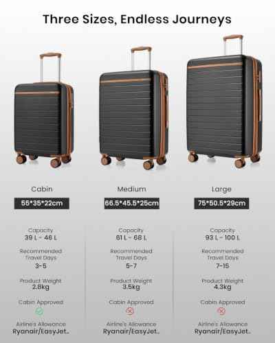 3 Piece Luggage Set 20 (3 Count)