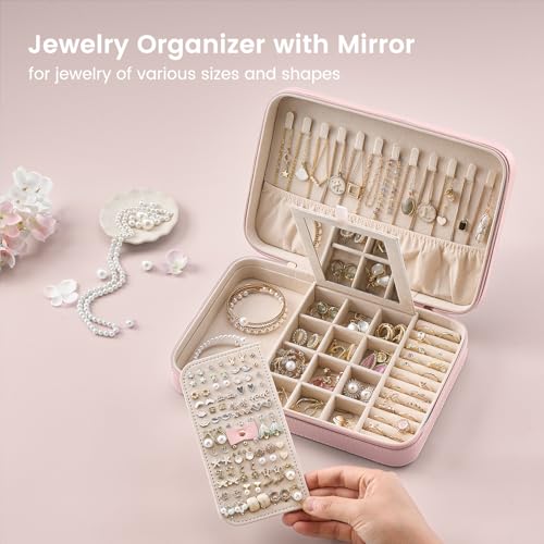 Travel Jewelry Case for Women Girls