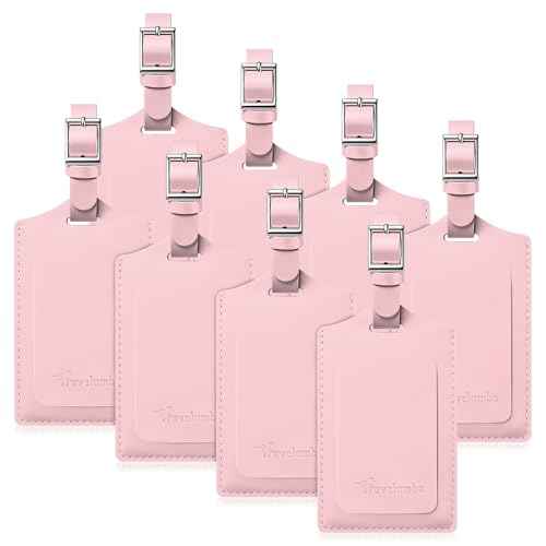 8 Pack Luggage Tags for Suitcases Airplane Travel Essentials (8 Count)