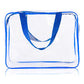 5Pcs Crystal Clear PVC Travel Toiletry Bag Kit for Women Men (5 Count)