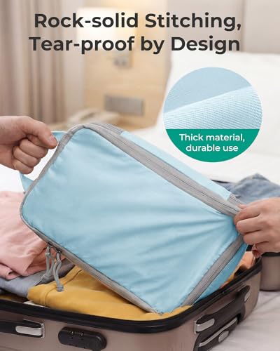6 Set Compression Packing Cubes for Travel (6 Count)