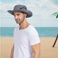 Sun Hats for Men Women Wide Brim Bucket Hat Khaki