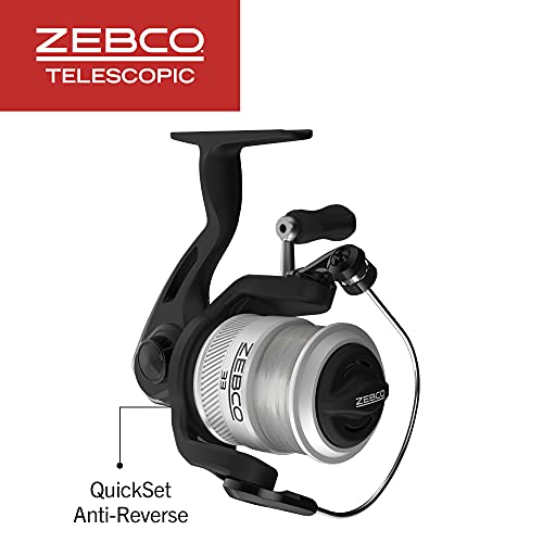 33 Spinning Reel and Telescopic Fishing Rod Combo