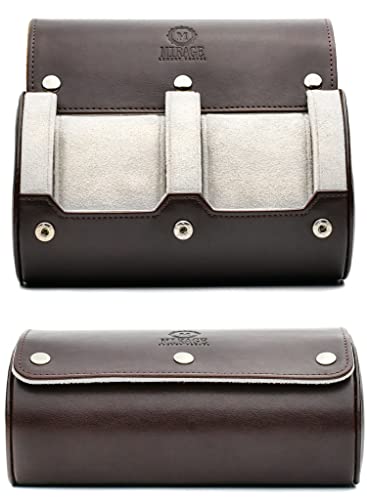 Watch Travel Case for Men Watch Roll for Travel Organizer and Display Watch Case (36 Count)