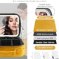 Travel Makeup Bag Cosmetic Bag with Lighted Mirror
