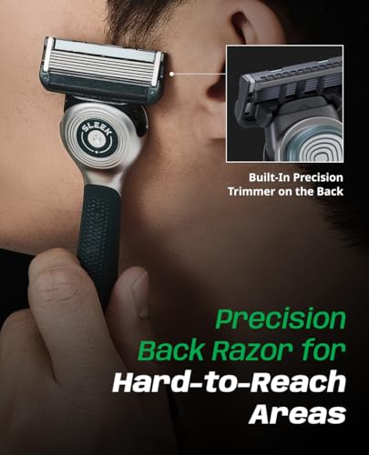 SLEEK 6 Blade Razor for Men with Multi (3 Count)