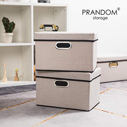 Foldable Storage Bin with Lid [1