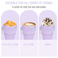 Silicone Collapsible Travel Mug Purple 15oz