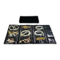 Travel Jewelry Roll Bag Portable Organizer Pouch With Grids&PVC Cover Storage Bags for Necklace
