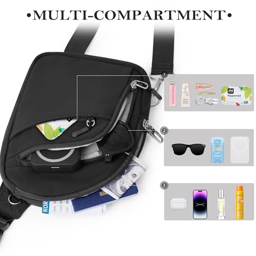 Anti Theft Crossbody Travel Bag for Women Men