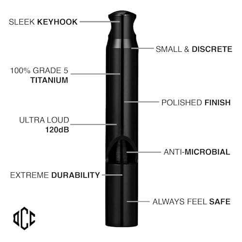 Titanium Whistle for Emergency