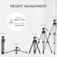 Professional Carbon Fiber Video Tripod with 360° Fluid Head