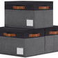 Fabric Storage Bins with Lids 3 Pack