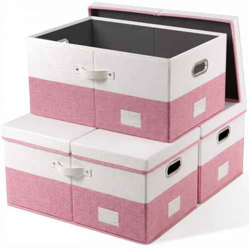 Storage Bins with Lids [3 (3 Count)