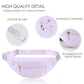 Purple Crossbody Fanny Pack for Women Trendy Belt Bag for Theme Park