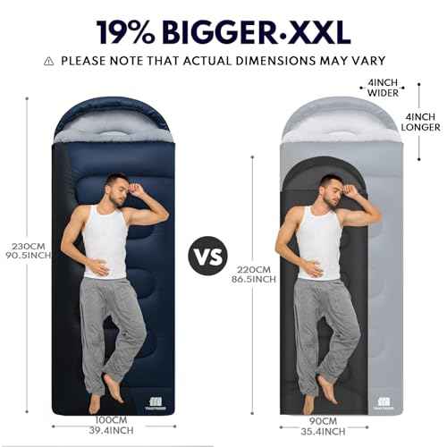 XXL Sleeping Bags for Adults Teens