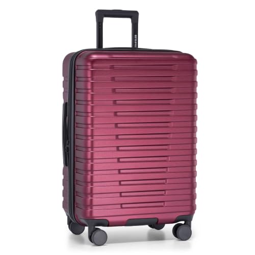 Boren Expandable Hardside Rugged Travel Luggage with 8 Spinner Wheels