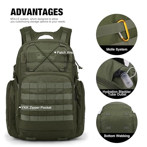 40L Tactical Backpack for Men