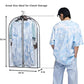 Hanging Clothes Storage with 4" Gusseted Garment Covers