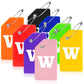 8 Pack Initial Luggage Tags for Suitcases Airplane Travel Essentials (8 Count)