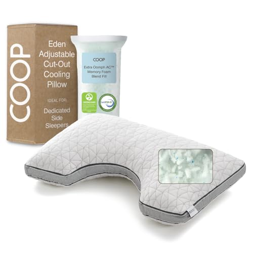 Eden Cut Out Bed Pillow for Side Sleepers