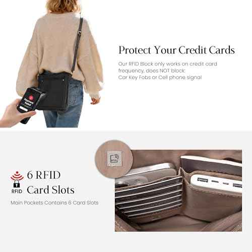 Genuine Leather Small Crossbody Bags for Women Travel Leather Purse