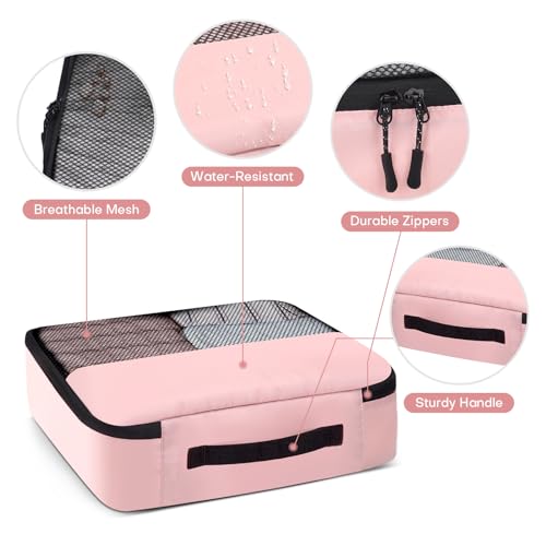 8 PCS Compression Packing Cubes for Travel Women