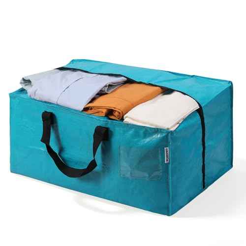 1 Pack Extra Large Moving Bags with Backpack Straps & Handles