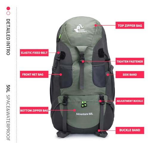 50L Hiking Backpack