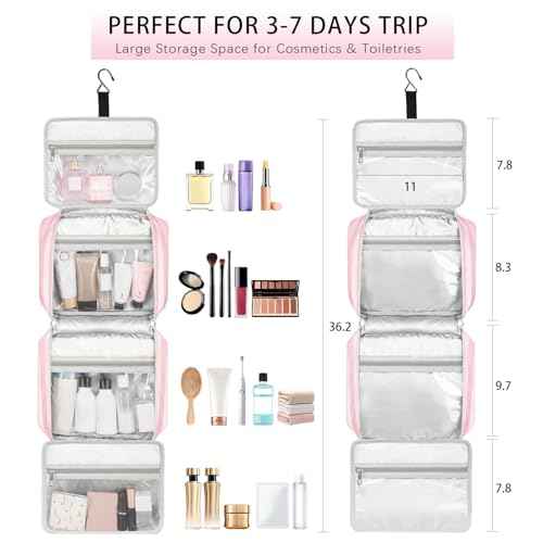 Hanging Travel Toiletry Bag for Women