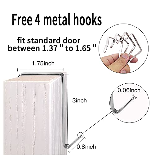 Extra Large Hanging Crystal Clear Over The Door Shoe Organizer