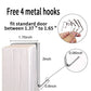 2 Pack Extra Large Hanging Crystal Clear Over Door Shoe Organizers (2 Count)