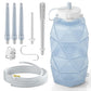 Collapsible Silicone Enema Bag Bottle Kit (40 Fl Oz)