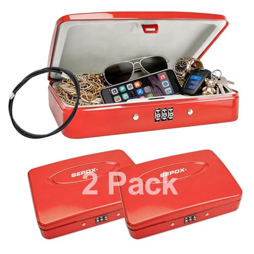 2PK Portable Steel Safe Box 3