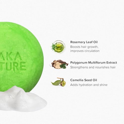Maka Nature Rosemary Shampoo Bar for Sensitive Scalp (2.82 Ounce)