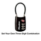 4688D Accepted Set Your Own Combination TSA Approved Luggage Lock
