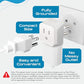 Thailand Travel Adapter with Dual Usa Input (3 Count)