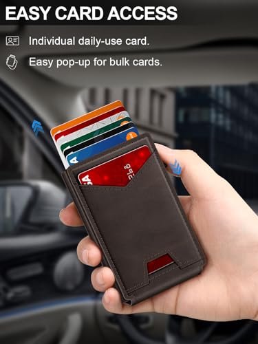 Wallet for Men RFID Wallet with Money Clip