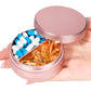 Small Pill Case 2 Compartment