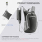 10L Small Hiking Backpack Travel Daypack Lightweight Packable Back Pack for Women Men