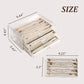 Necklace Organizer Box with Clear Lid