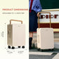 Balance 20" Wide Handle Suitcase Hardside Zipperless Luggage Brown