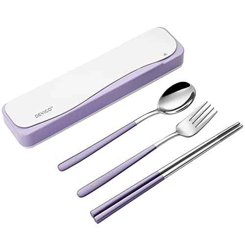 Travel Utensils with Case (4 Count)