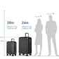 Luggage Sets 2 Piece Hardshell Suitcase with TSA Lock (2 Count)